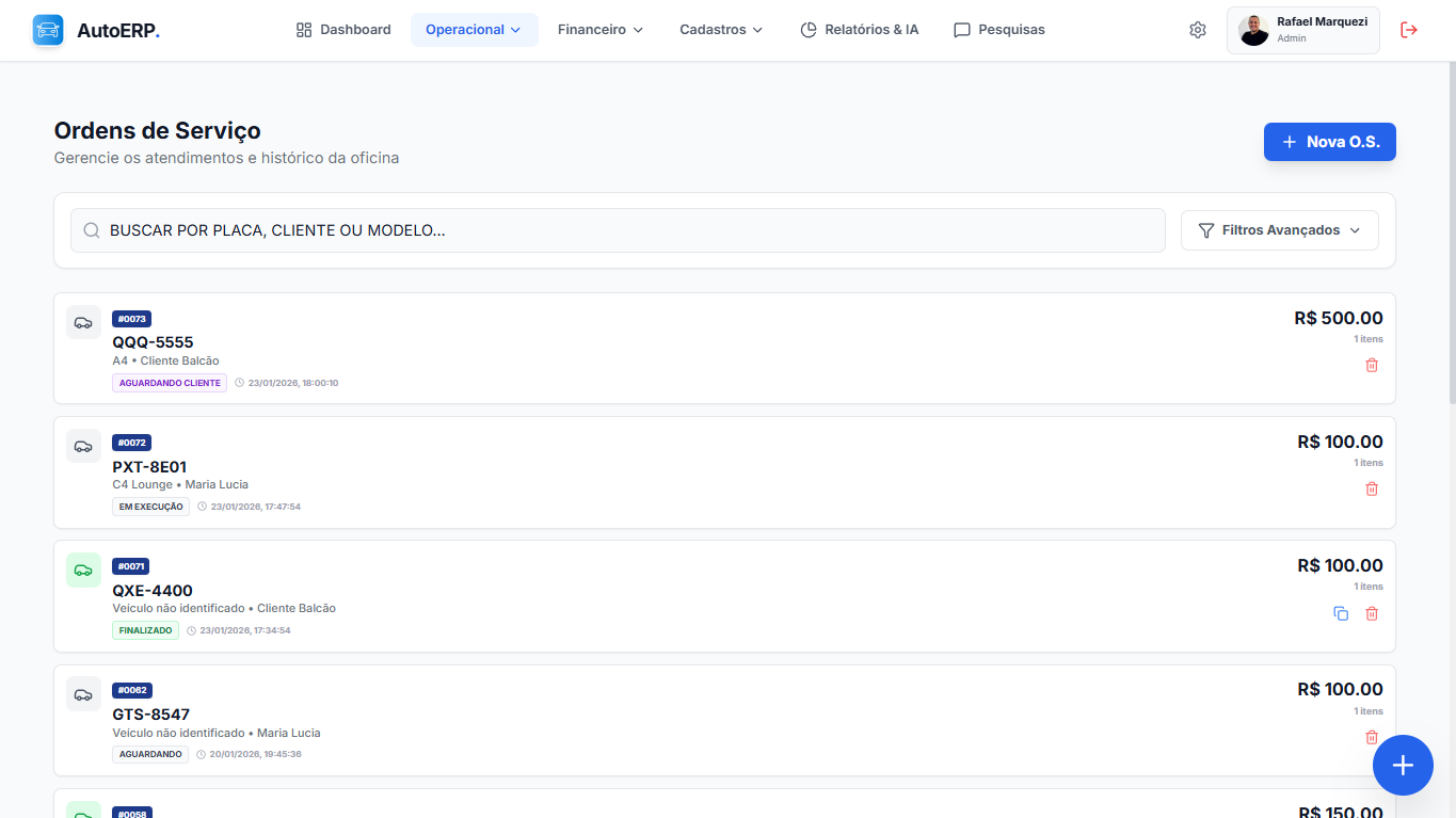 Controle Total do Pátio